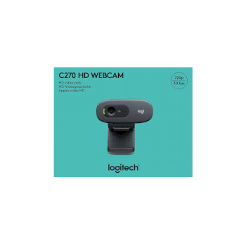 LGT-C270 V2 C270 webcam usb 2.0 3 mpixel 720p zwart  foto